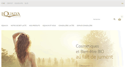 Desktop Screenshot of equalyacosmetics.com